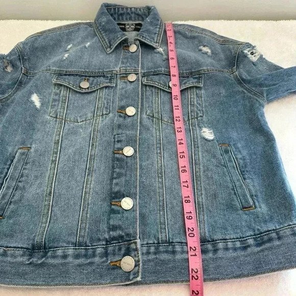 HIPCHIK COUTURE JEAN JACKET size S - Picture 11 of 12